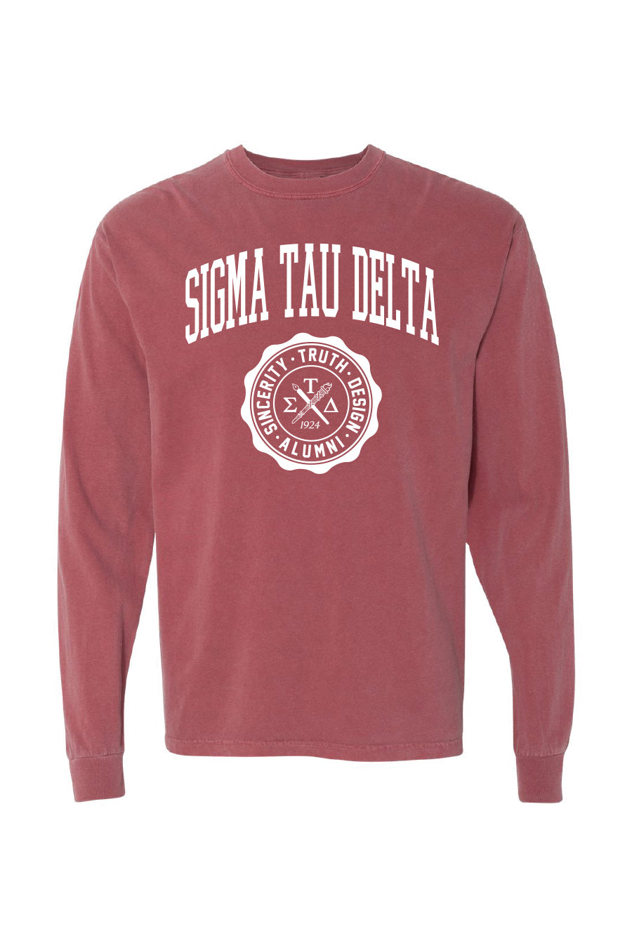 Sigma tau delta on sale shirt