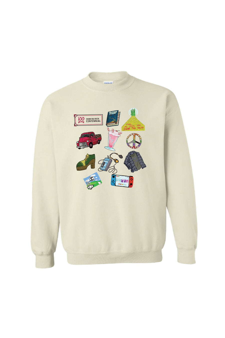 ΣΤΔ through the Decades Collage - Crewneck