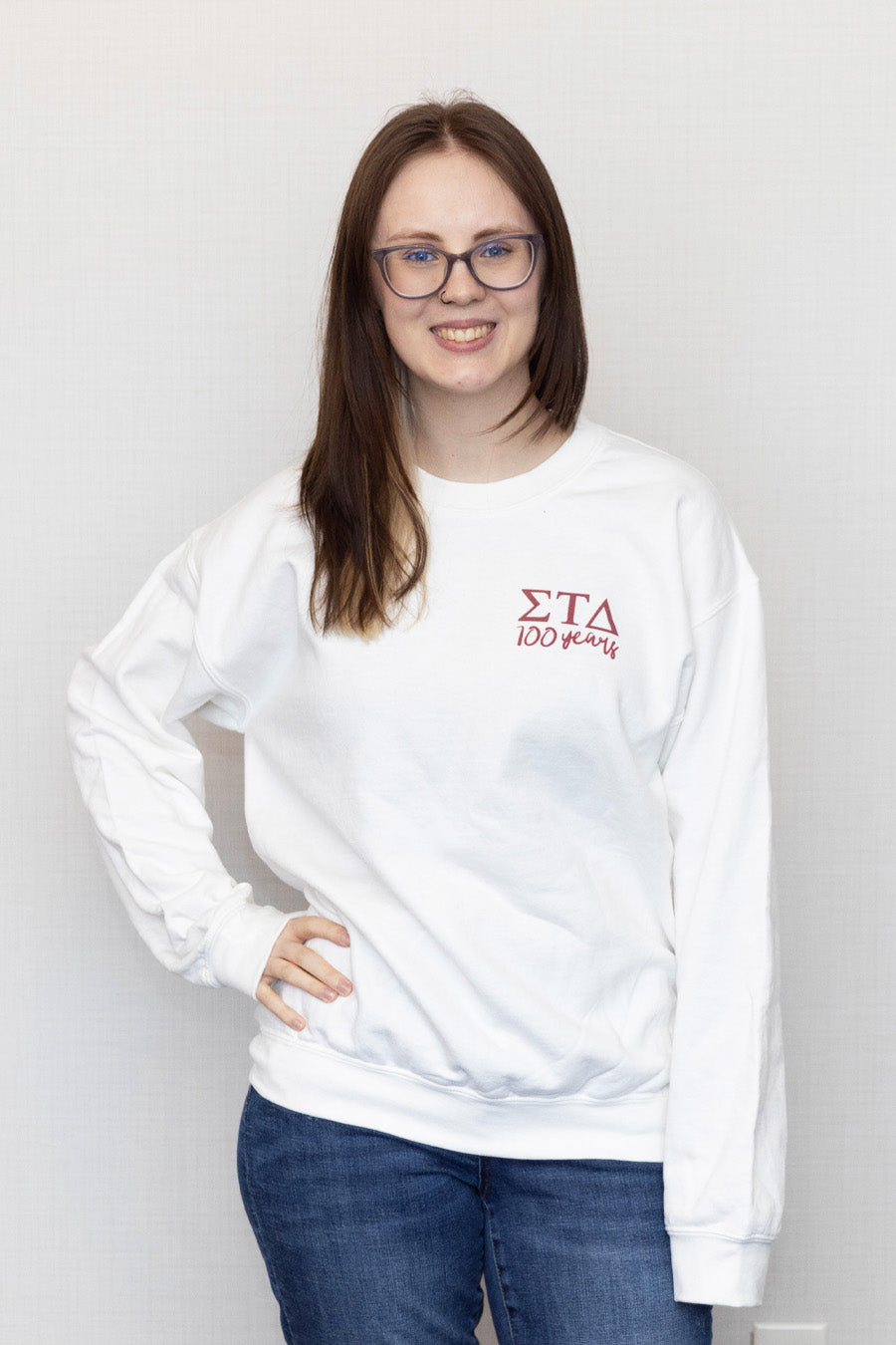 Sigma Tau Delta 100 Years Alumni Crewneck