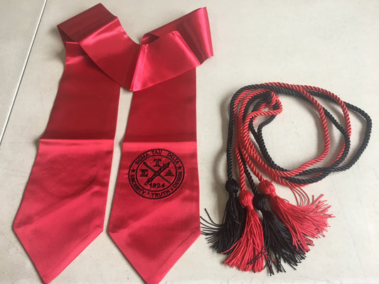 Red Honor Stole & Honor Cord